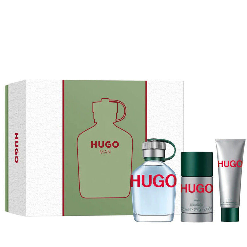 Hugo Boss Set  3pcs EDT Perfume + Desodorante + Gel de Baño
