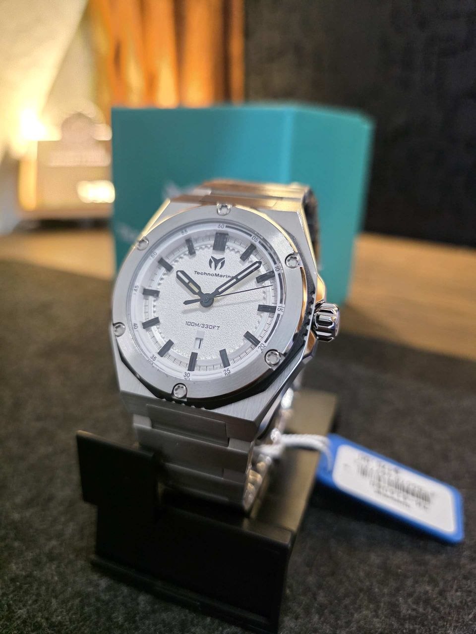 Technomarine TM-416060 coral esfera plateada